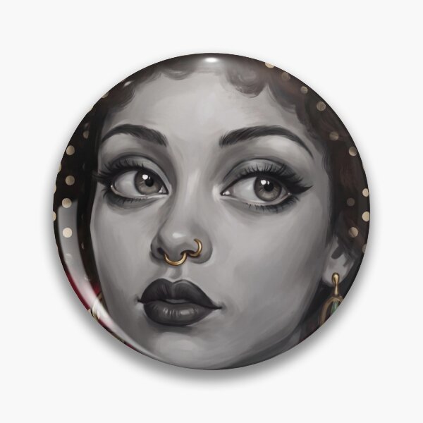 Item preview, Vintage Pop Art Noir Girl designed and sold by bubblesbyavi.