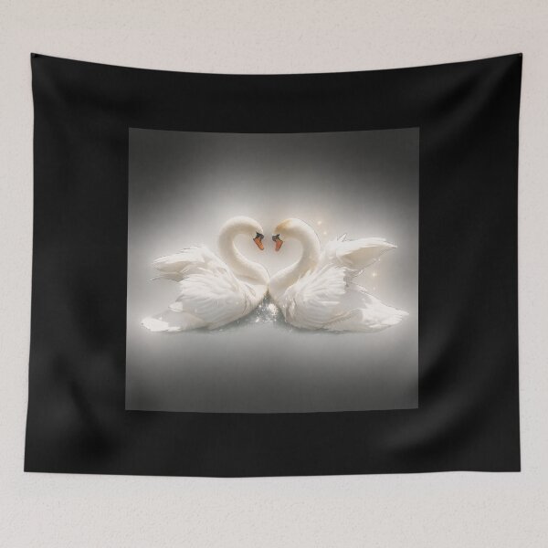 Item preview, Dreamy Swan Heart Aesthetic designed and sold by alchemist1636.