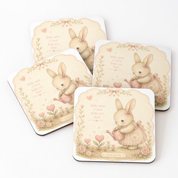 Item preview, Little Acts Of Love Vintage Bunny Graphic designed and sold by Pixel Hawk.