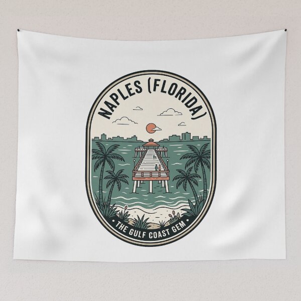 Item preview, Vintage Naples Florida Pier Gulf Coast Sunset designed and sold by k3rstman1.