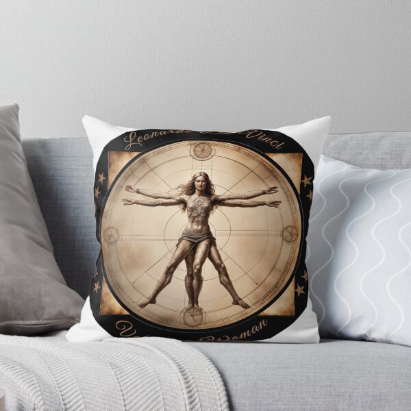 Item preview, Leonardo Da Vinci's Vitruvian Woman designed and sold by artBeatandSoul.