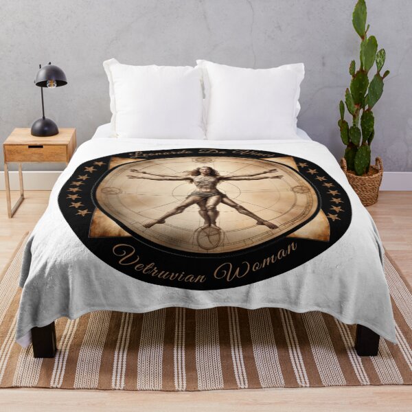 Item preview, Leonardo Da Vinci's Vitruvian Woman designed and sold by artBeatandSoul.