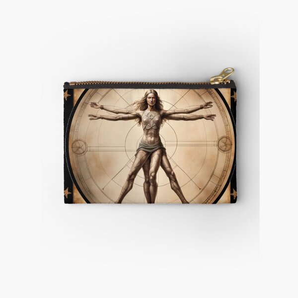 Item preview, Leonardo Da Vinci's Vitruvian Woman designed and sold by artBeatandSoul.