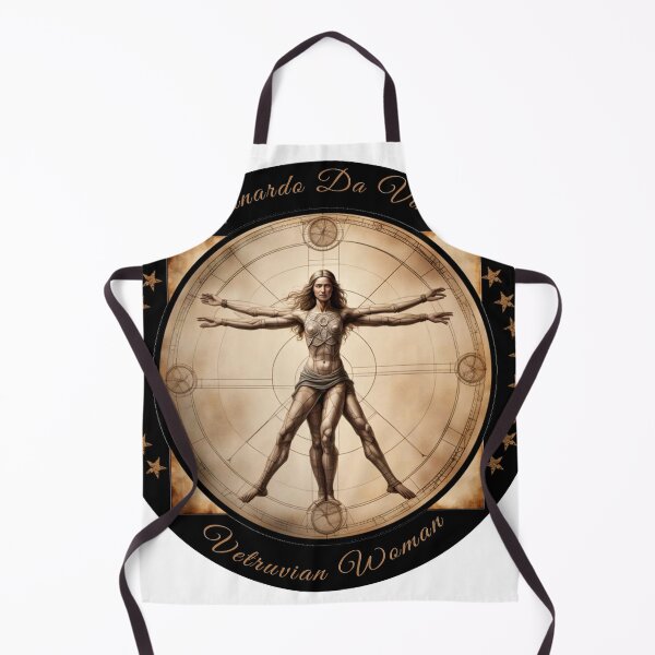 Item preview, Leonardo Da Vinci's Vitruvian Woman designed and sold by artBeatandSoul.