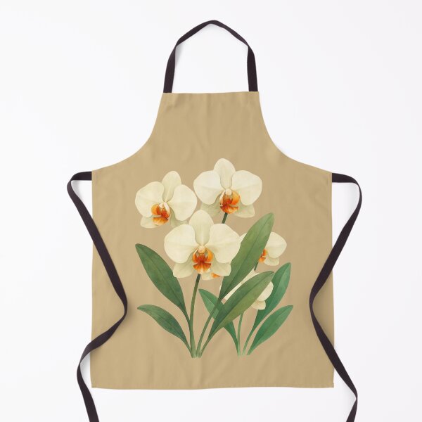 Item preview, orchides // golden hour botanical study designed and sold by Creativ_Design.