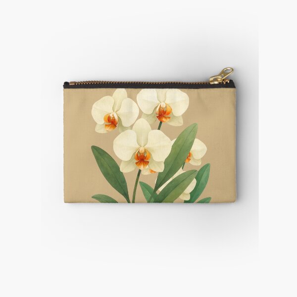 Item preview, orchides // golden hour botanical study designed and sold by Creativ_Design.