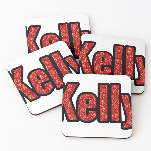 Item preview, Kelly Girl Name Red Rhinestone Texture designed and sold by TheIconSmith.