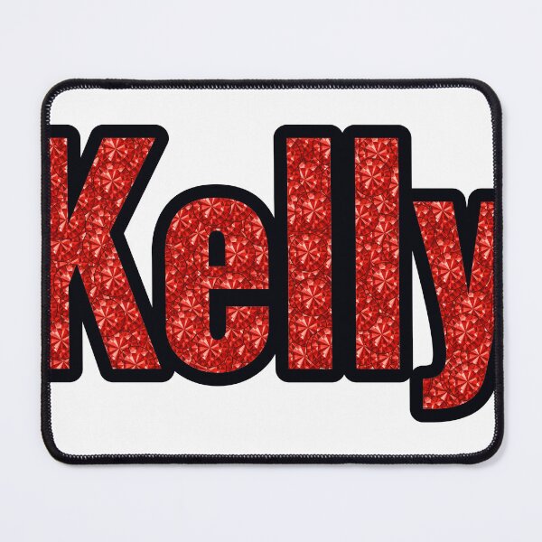Item preview, Kelly Girl Name Red Rhinestone Texture designed and sold by TheIconSmith.