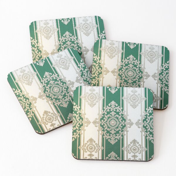 Item preview, Green Striped Ombre Baroque designed and sold by DesignsByPrnces.