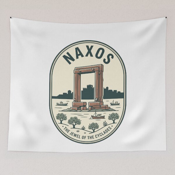 Item preview, Vintage Naxos Greece Portara Jewel of the Cyclades designed and sold by k3rstman1.