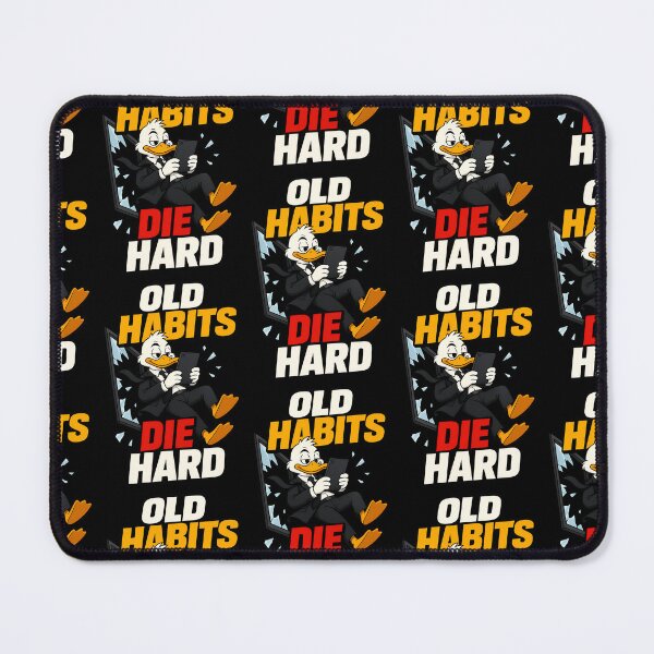 Item preview, Old Habits Die Hard Funny Duck Design designed and sold by TeeTimeTreasure.