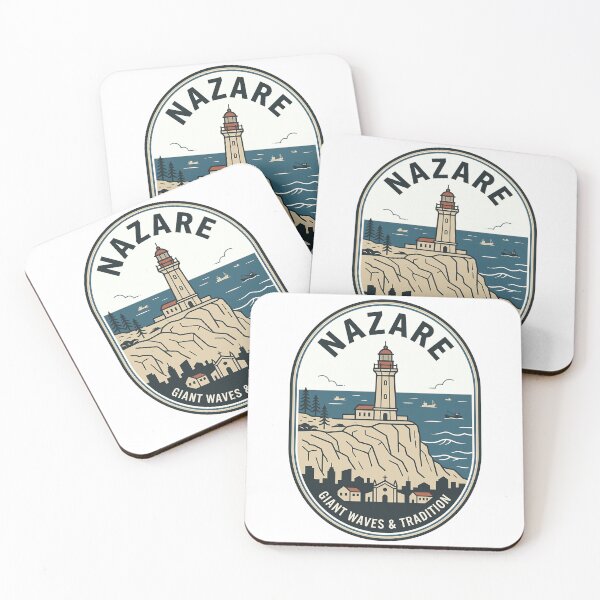 Item preview, Vintage Nazare Portugal Big Wave Surfing Lighthouse designed and sold by k3rstman1.