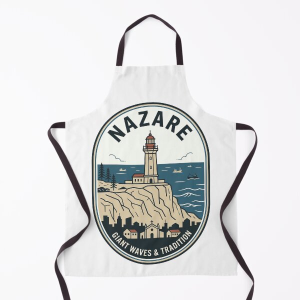 Item preview, Vintage Nazare Portugal Big Wave Surfing Lighthouse designed and sold by k3rstman1.