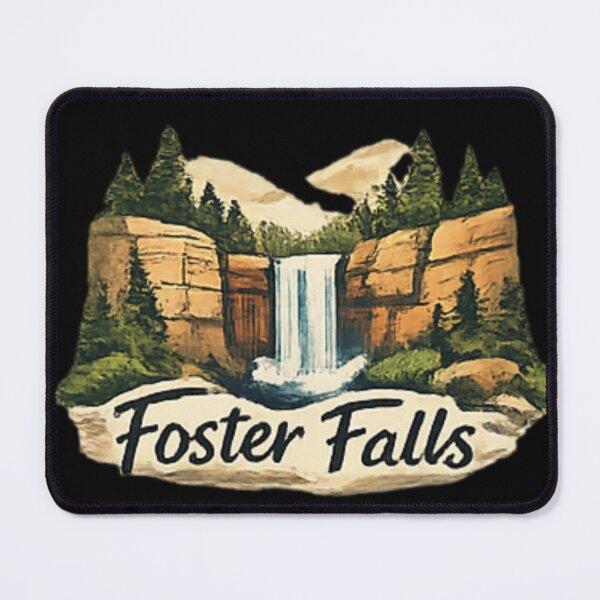Item preview, Foster Falls - waterfall Tennessee designed and sold by DamioPolArt.