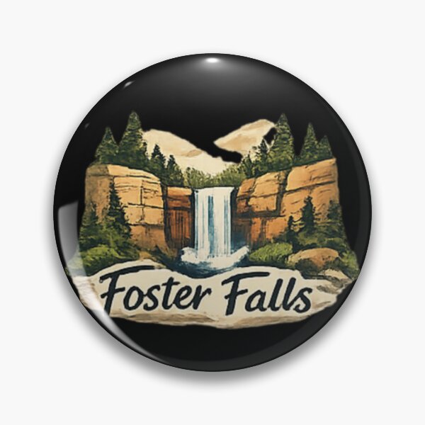 Item preview, Foster Falls - waterfall Tennessee designed and sold by DamioPolArt.