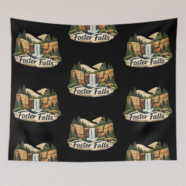 Item preview, Foster Falls - waterfall Tennessee designed and sold by DamioPolArt.