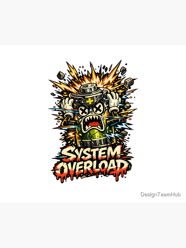 Thumbnail 5 of 5, Mouse Pad, System Overload designed and sold by DesignTeamHub.