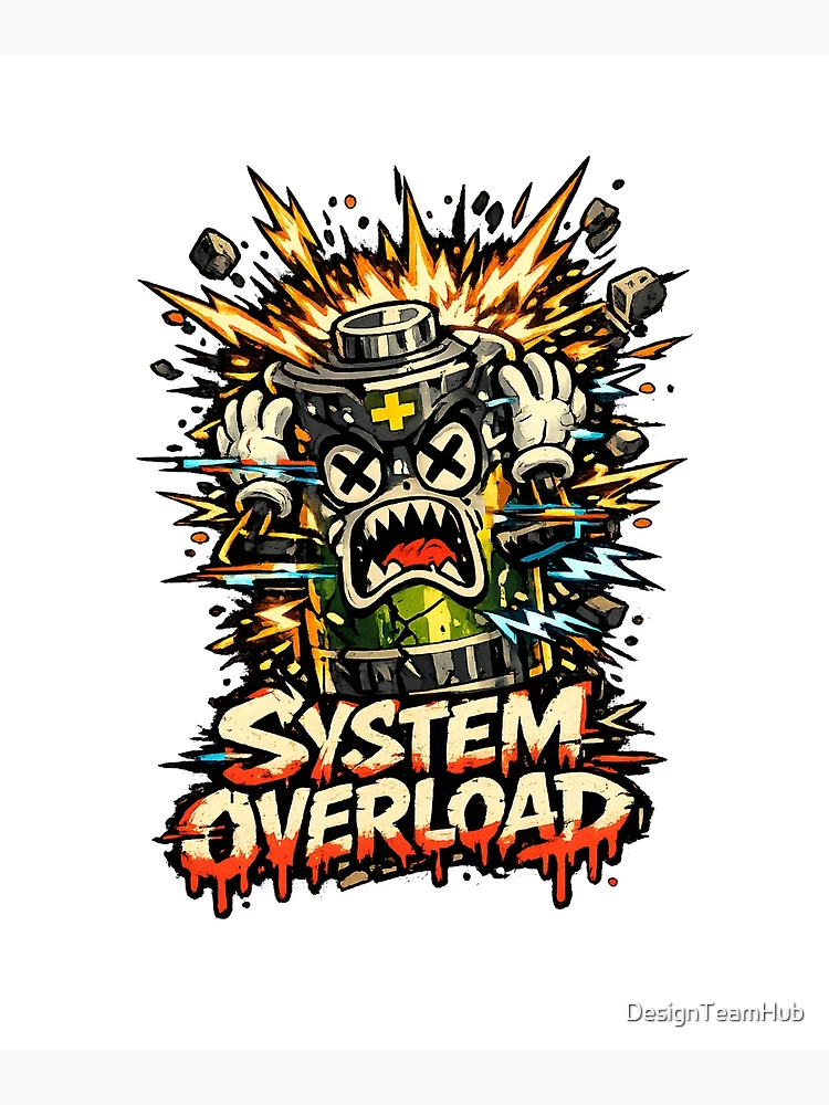 Thumbnail 3 of 3, Poster, System Overload designed and sold by DesignTeamHub.