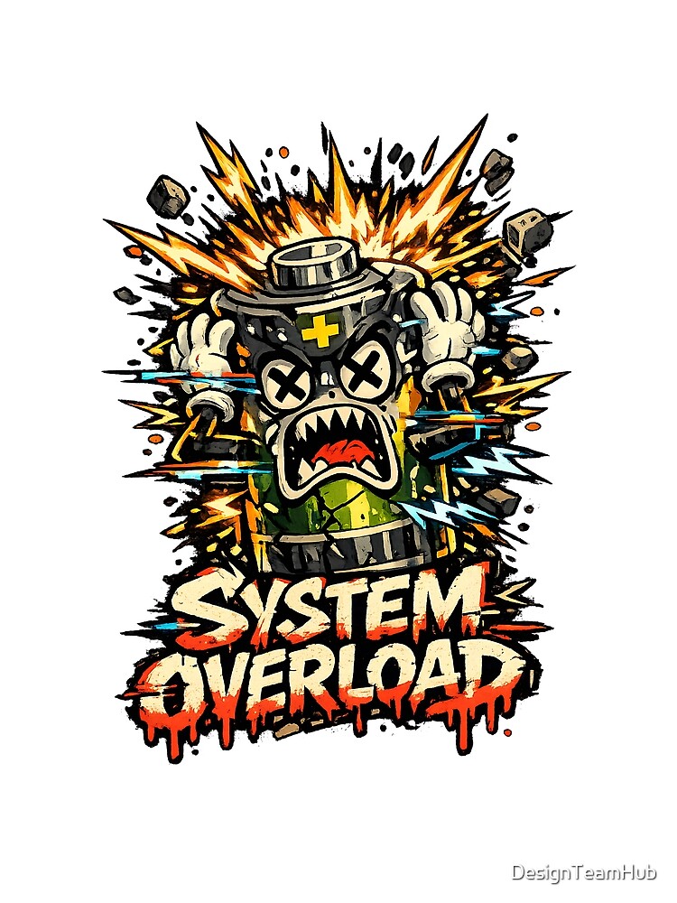 Thumbnail 3 of 3, Scarf, System Overload designed and sold by DesignTeamHub.
