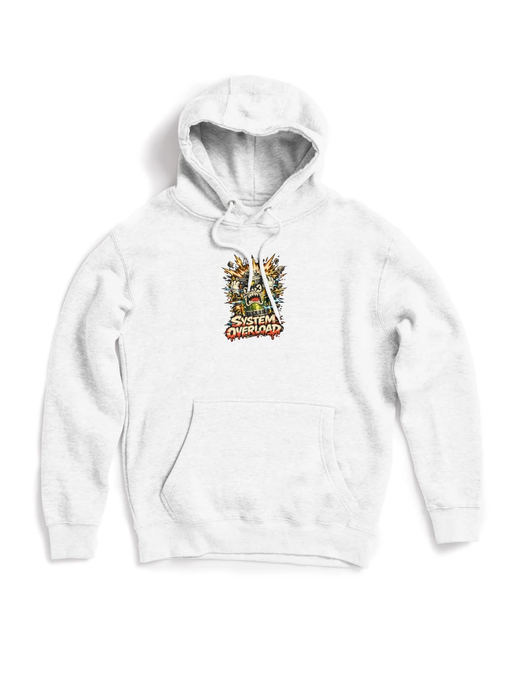Thumbnail 1 of 6, Pullover Hoodie, System Overload designed and sold by DesignTeamHub.
