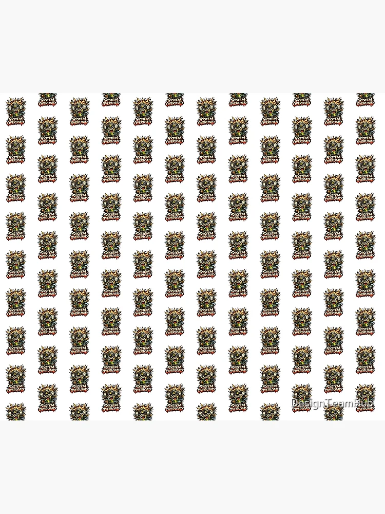 Thumbnail 6 of 6, Throw Blanket, System Overload designed and sold by DesignTeamHub.