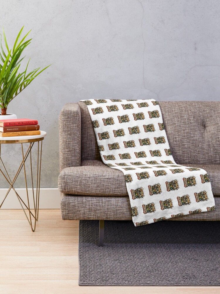 Thumbnail 2 of 6, Throw Blanket, System Overload designed and sold by DesignTeamHub.