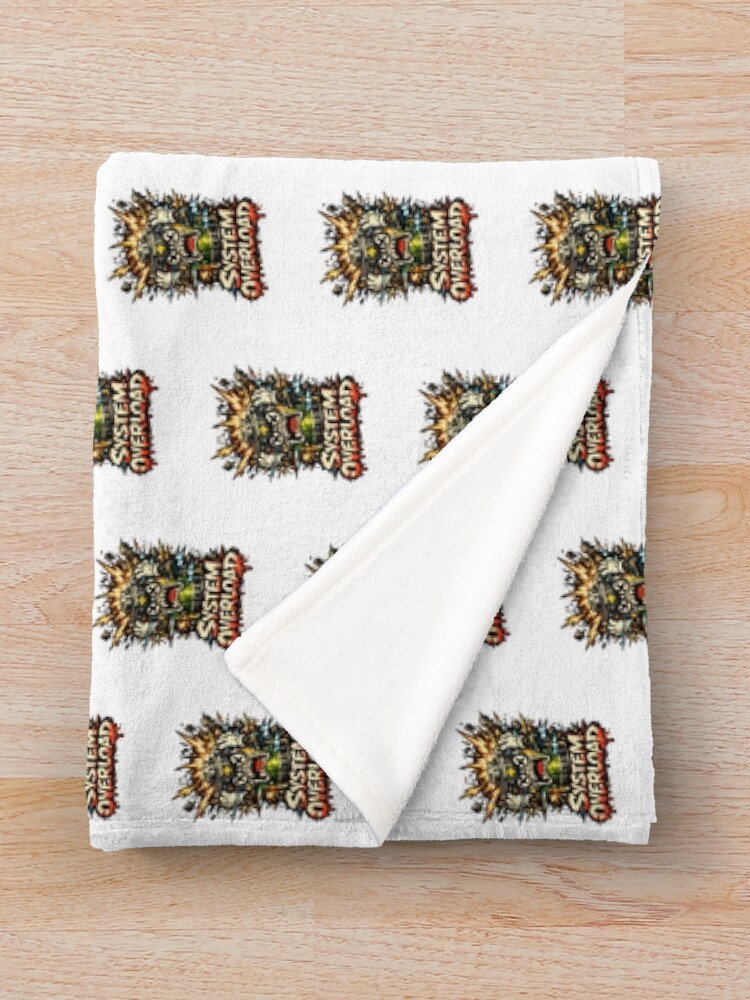 Thumbnail 3 of 6, Throw Blanket, System Overload designed and sold by DesignTeamHub.