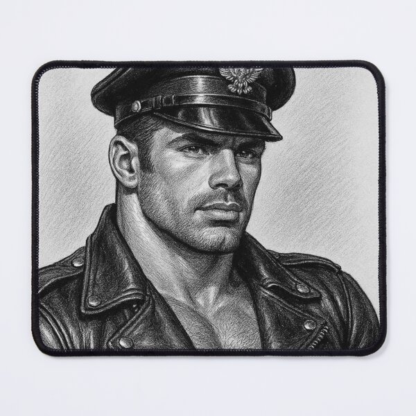 Item preview, 1940s Gay Leather Daddy Series Berlin Leder Pride Graphic Design designed and sold by ItsAKinkThing.