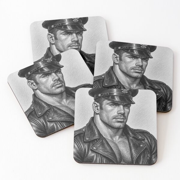Item preview, 1940s Gay Leather Daddy Series Berlin Leder Pride Graphic Design designed and sold by ItsAKinkThing.