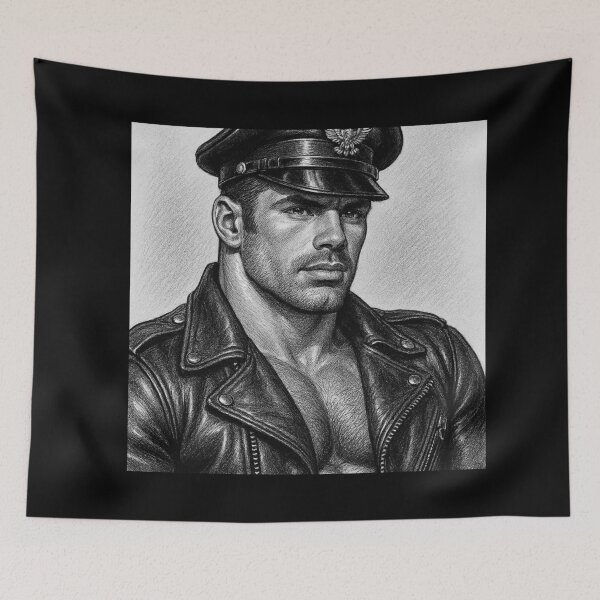 Item preview, 1940s Gay Leather Daddy Series Berlin Leder Pride Graphic Design designed and sold by ItsAKinkThing.
