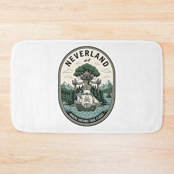 Item preview, Vintage Neverland Pirate Ship Adventure Badge designed and sold by k3rstman1.