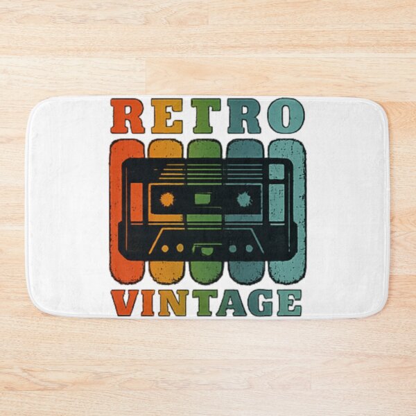 Item preview, Retro Vintage Cassette Tape Rainbow Stripes Distressed 80s 90s Music Design  designed and sold by arifali786.