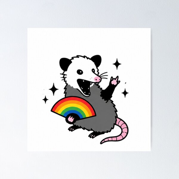 Item preview, Possum Pride designed and sold by fadeinkstudio.
