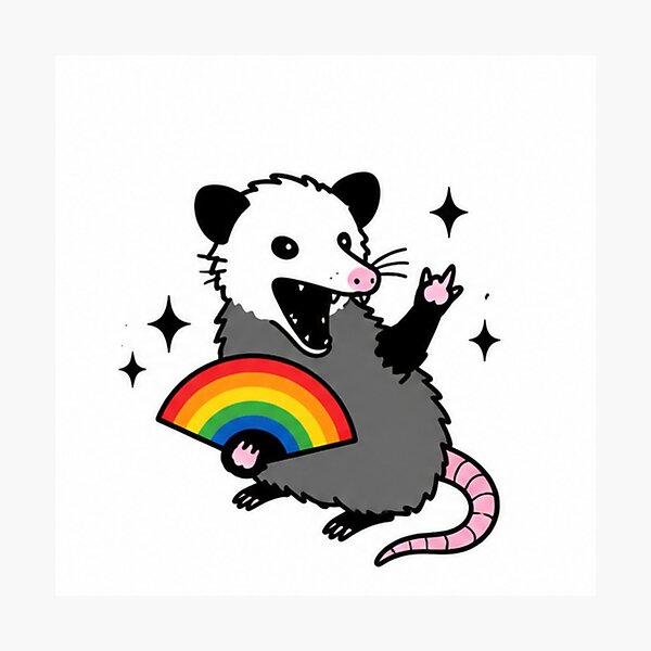 Item preview, Possum Pride designed and sold by fadeinkstudio.