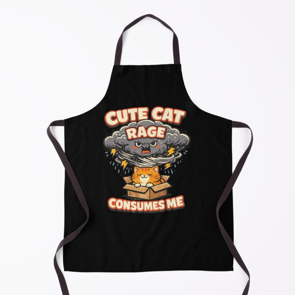 Item preview, Cute Cat Rage Consumes Me Funny Introvert Cat Meme designed and sold by HiPatti.
