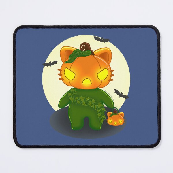 Item preview, Pumpkin/Jack o lantern Cat - Spooky Cute designed and sold by BookWyrmsTrove.