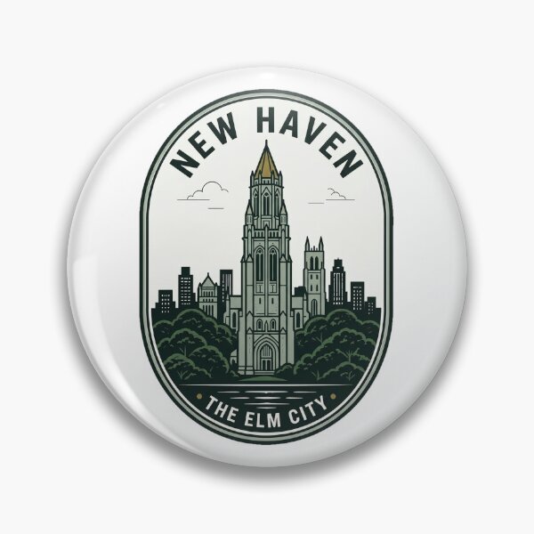 Item preview, Vintage New Haven Connecticut The Elm City Skyline designed and sold by k3rstman1.