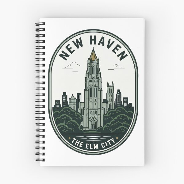Item preview, Vintage New Haven Connecticut The Elm City Skyline designed and sold by k3rstman1.