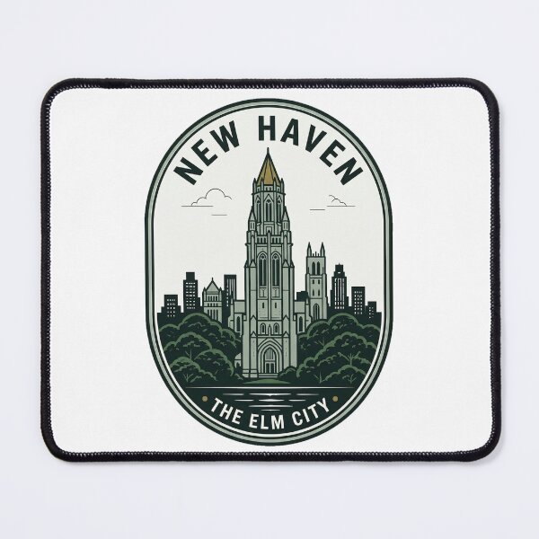 Item preview, Vintage New Haven Connecticut The Elm City Skyline designed and sold by k3rstman1.