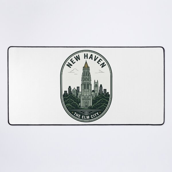 Item preview, Vintage New Haven Connecticut The Elm City Skyline designed and sold by k3rstman1.