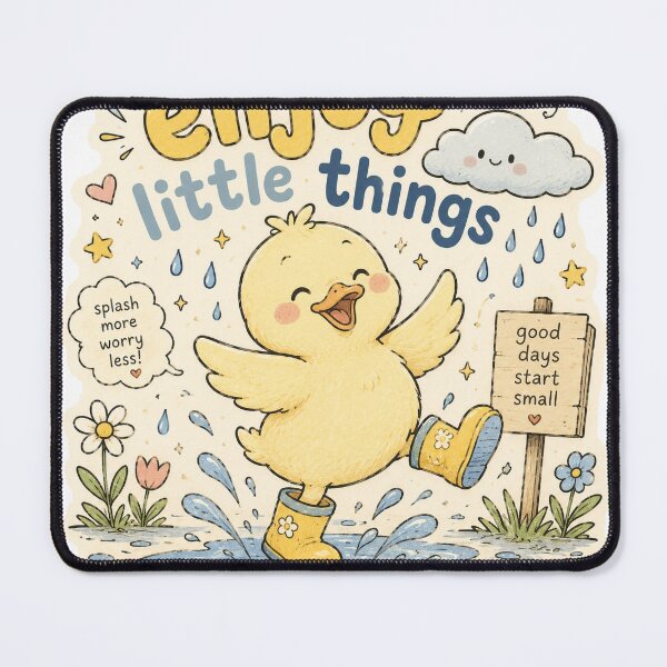 Item preview, Enjoy Little Things Cute Duckling Graphic designed and sold by Pixel Hawk.