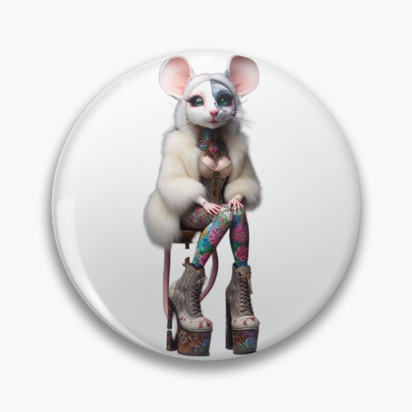 Item preview, Tattooed Glam Mouse Diva designed and sold by LujziWorld.