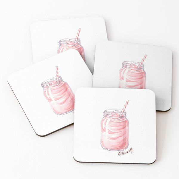 Item preview, Milkshake with cherry font designed and sold by serenebookworm.