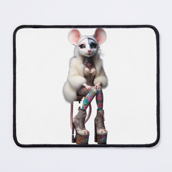 Item preview, Tattooed Glam Mouse Diva designed and sold by LujziWorld.