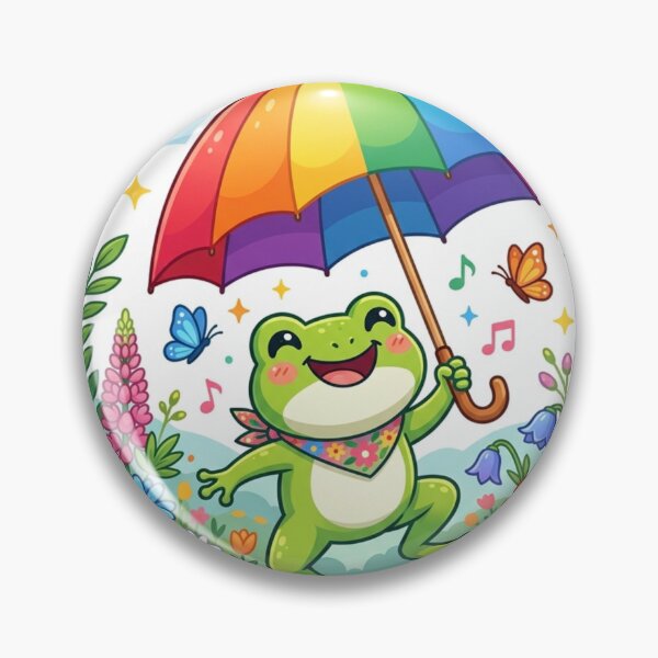 Item preview, Colorful And Proud Frog designed and sold by Elviqus Shop.