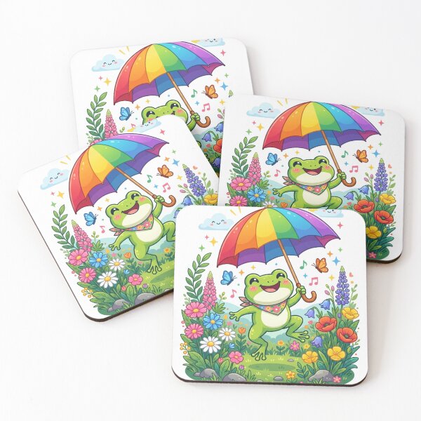 Item preview, Colorful And Proud Frog designed and sold by Elviqus Shop.