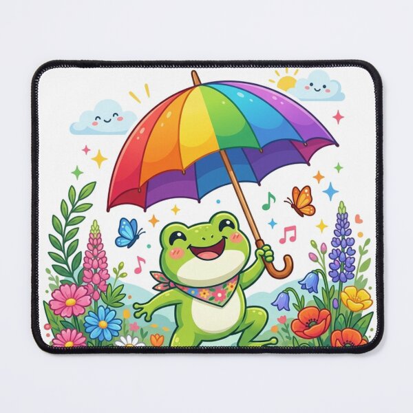 Item preview, Colorful And Proud Frog designed and sold by Elviqus Shop.