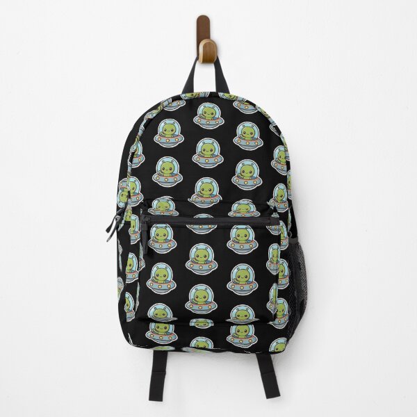 Item preview, Cute Green Alien And UFO designed and sold by YnMstudio25.