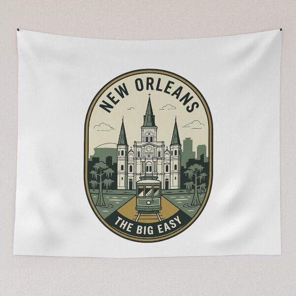 Item preview, Vintage New Orleans St Louis Cathedral Streetcar Badge designed and sold by k3rstman1.