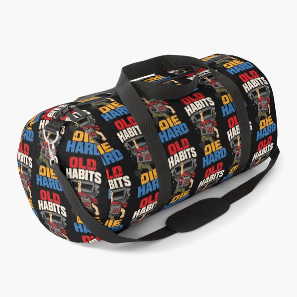 Item preview, Old Habits Die Hard Funny Retro Gaming Design designed and sold by TeeTimeTreasure.